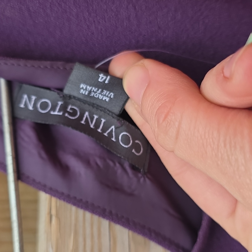 Purple Ruffle Dress - Picture 2 of 5